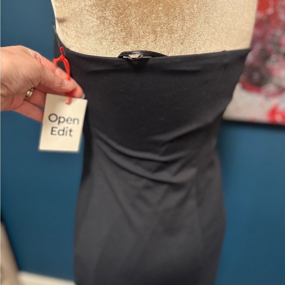 Open Edit Elegant Black Strapless Dress M - Picture 2 of 4